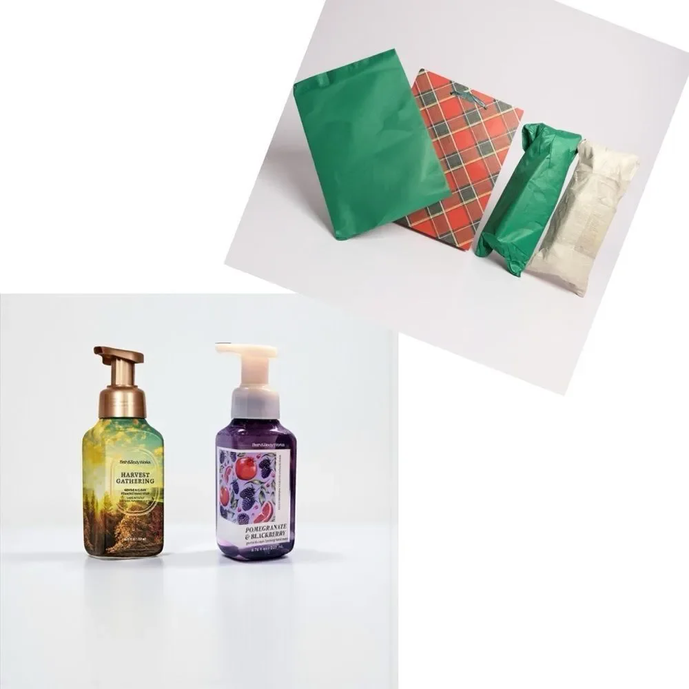 Bath & Body Works Harvest Gathering and Pomegranate and Blackberry Hand Soap Set